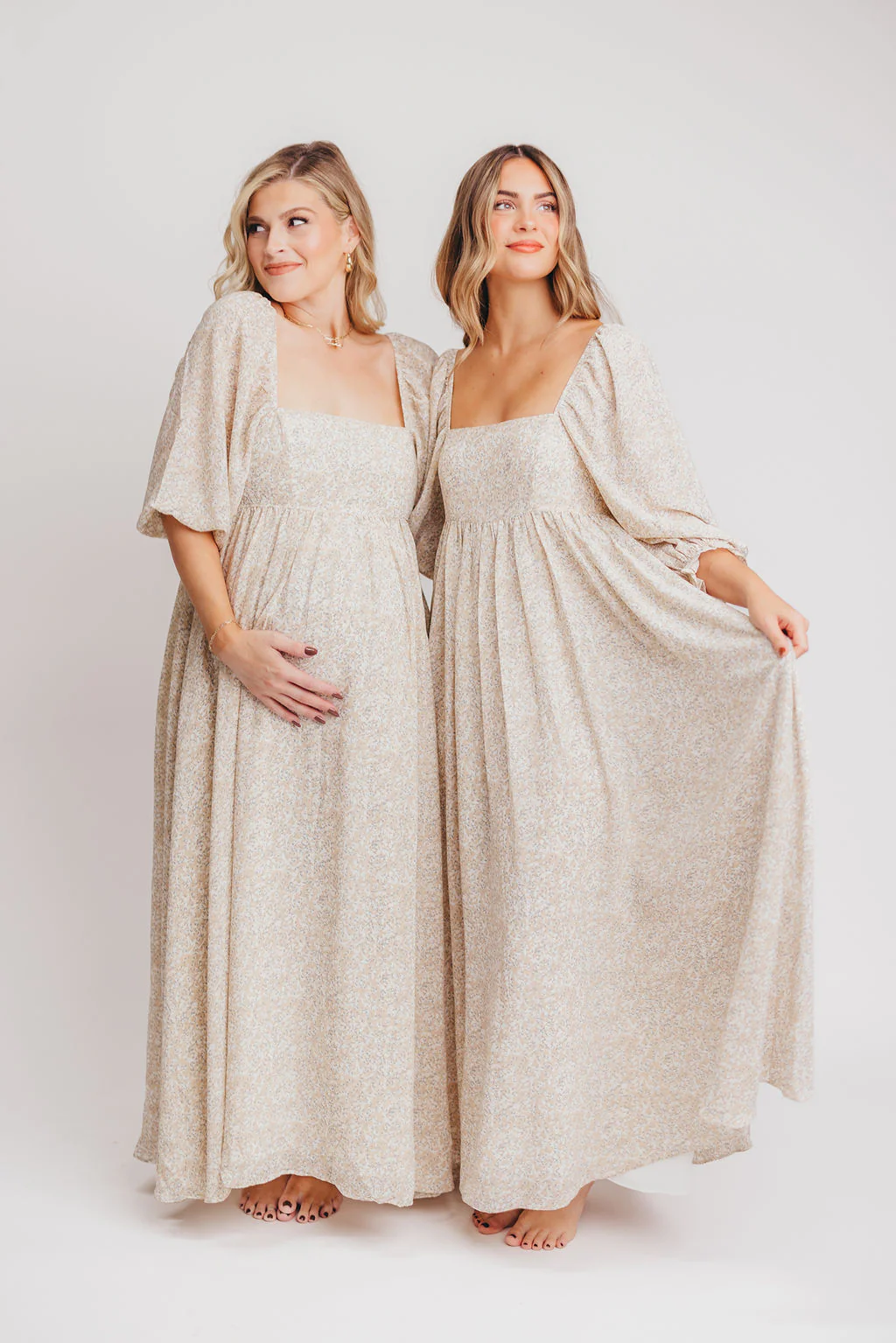 Mona 'Love Story' Maxi Dress - Bump Friendly and Inclusive Sizing (S-3XL) - Fashionser