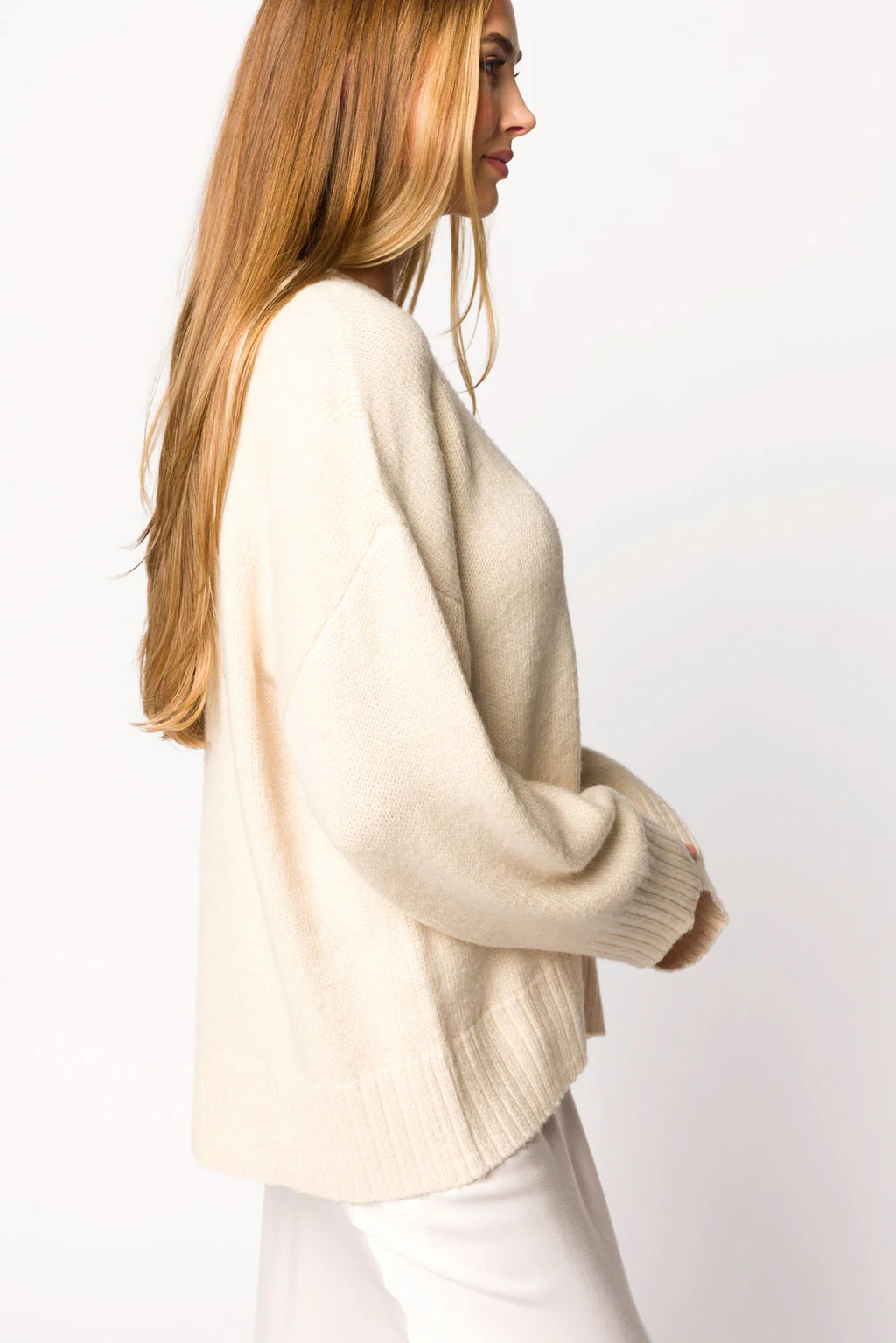 Fair Isle Sweater in Cream - Fashionser