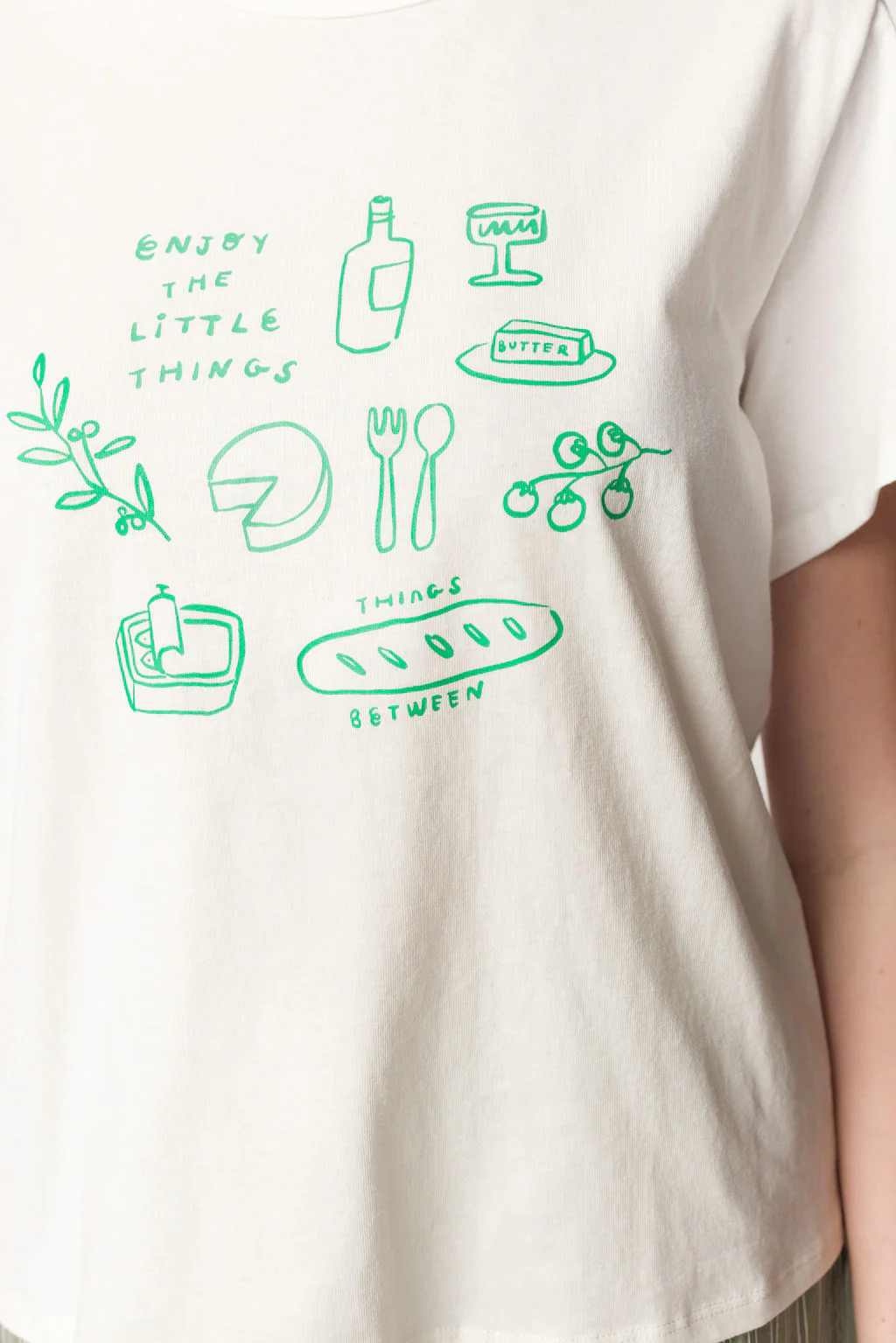 Enjoy the Little Things Shirt in Ivory - Fashionser
