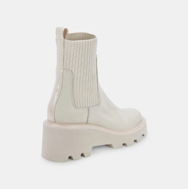 Hoven H2O Boots in Ivory Leather - Fashionser