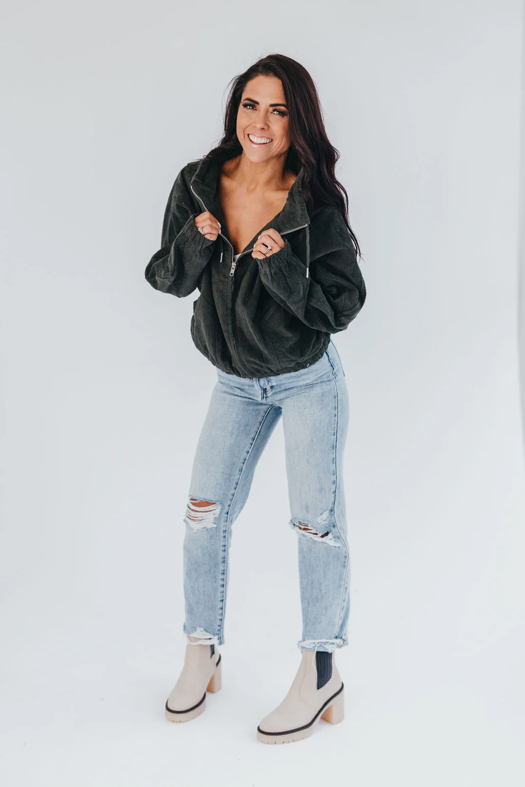 Free People James Chelsea Boots | White Leather - Fashionser