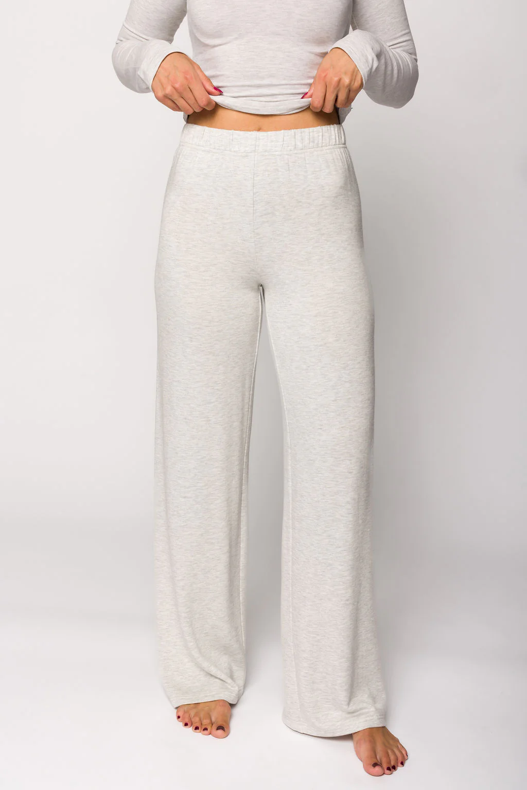 Be Mine Lounge Pant in Carrara - Fashionser