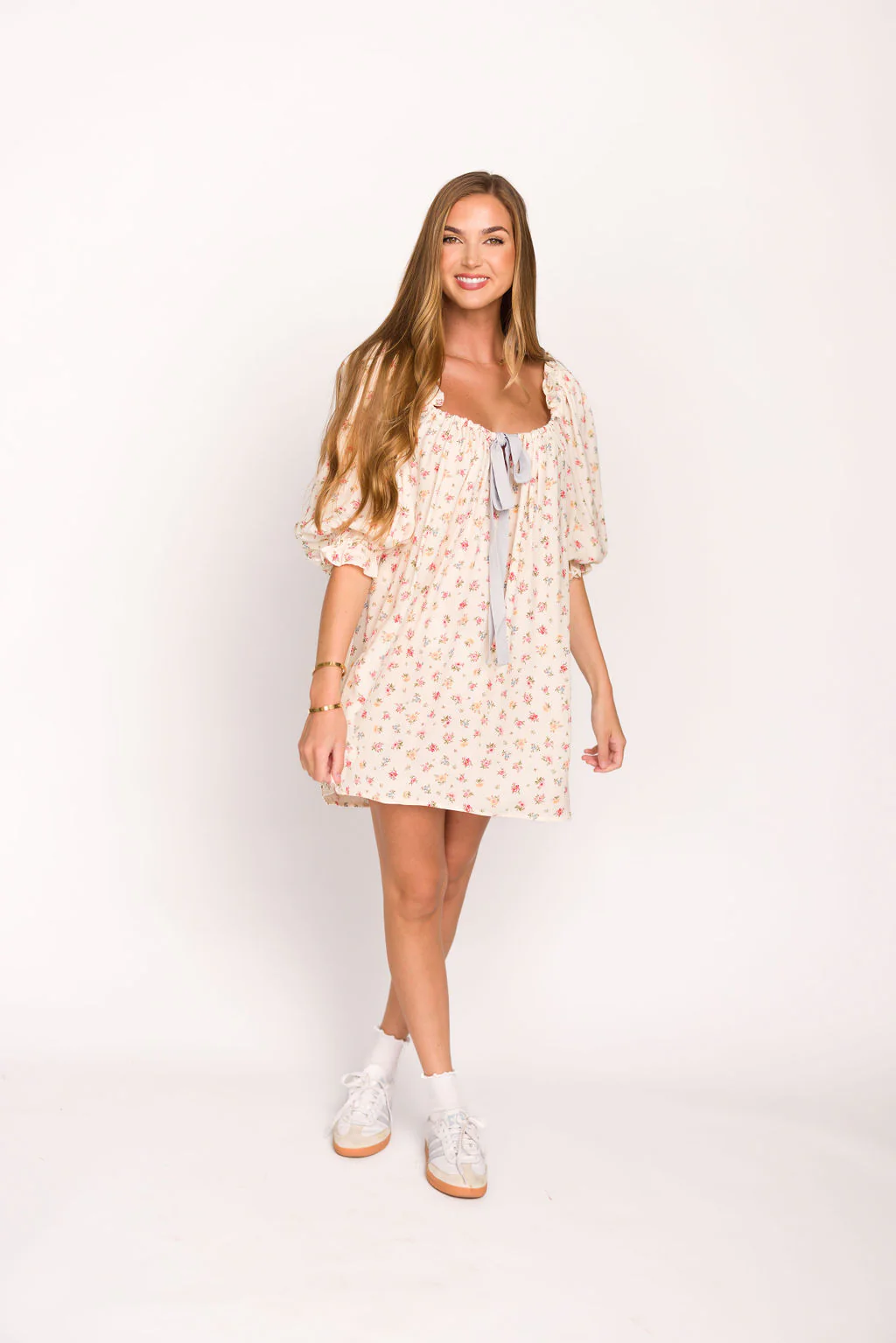 Darling Mini Dress in Country Bloom - Fashionser