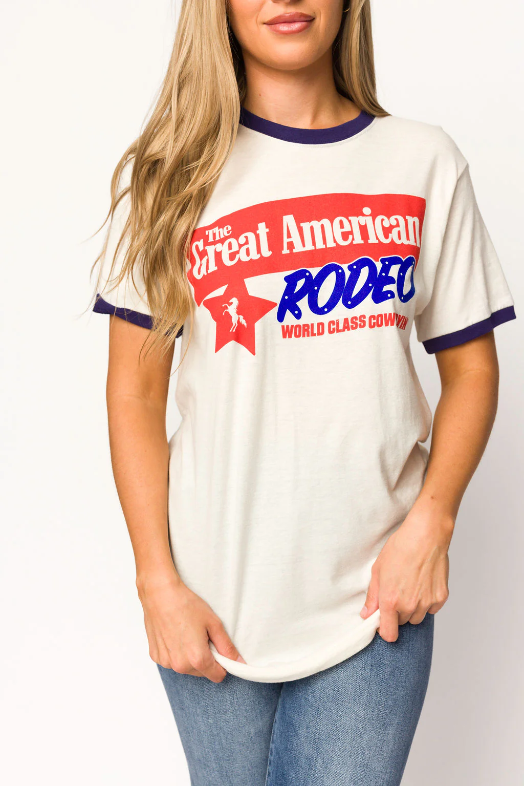 Great American Rodeo Ringer T-Shirt - Fashionser