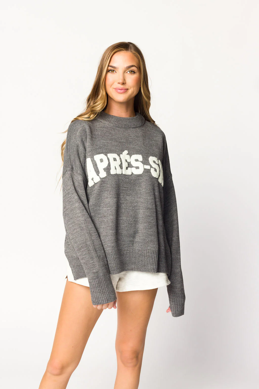 Apres-Ski Sweater in Grey - Fashionser
