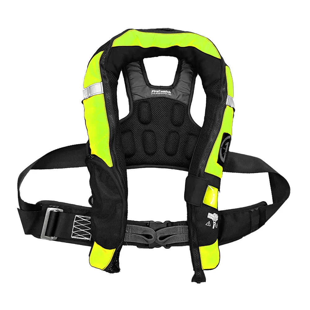 First Watch FW-40PRO Ergo Auto Inflatable PFD - Hi-Vis Yellow [FW-40PROA-HV] - Fashionser