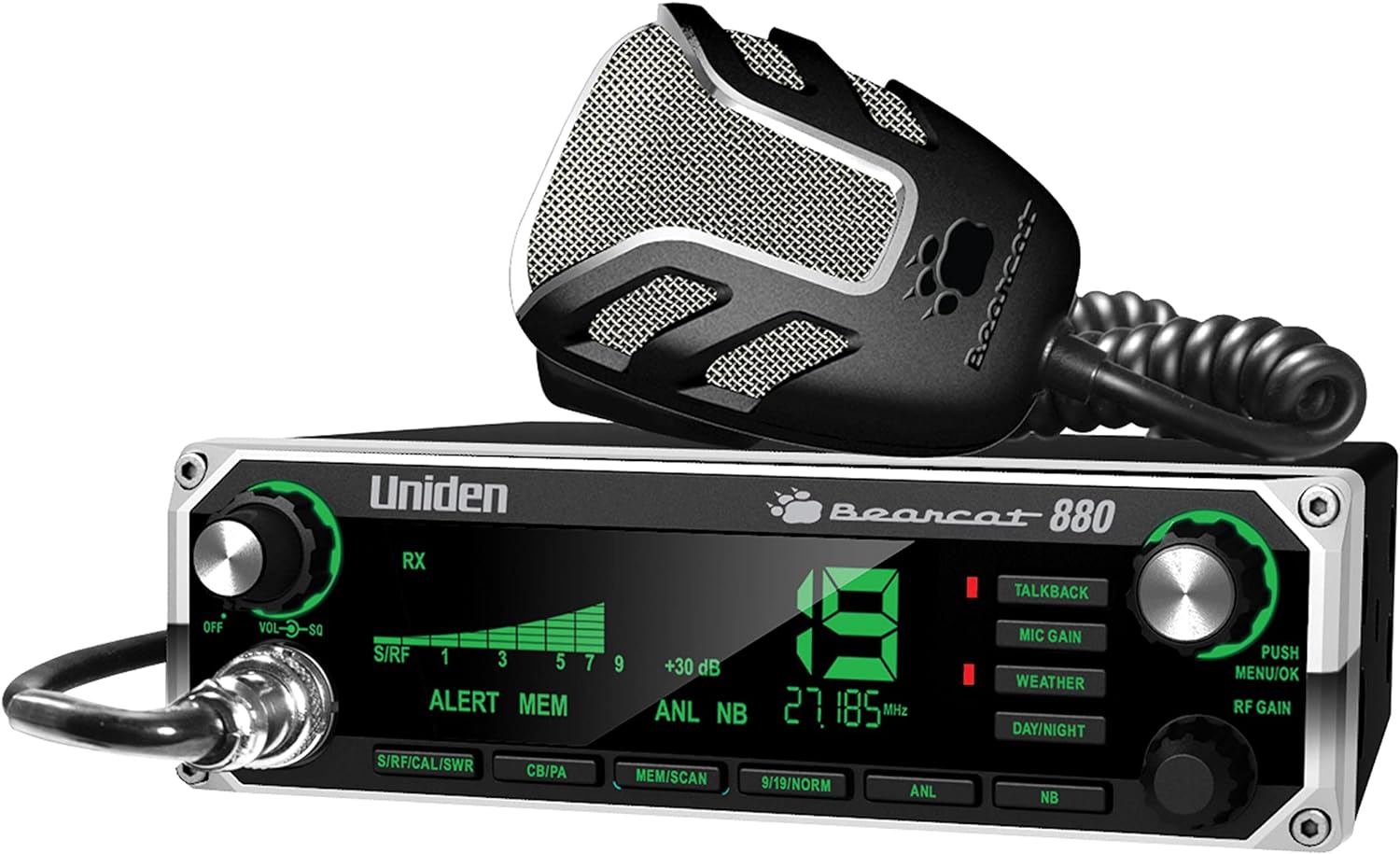 Uniden Bearcat 880 CB Radio w/7 Color Display Backlighting [BEARCAT 880] - Fashionser