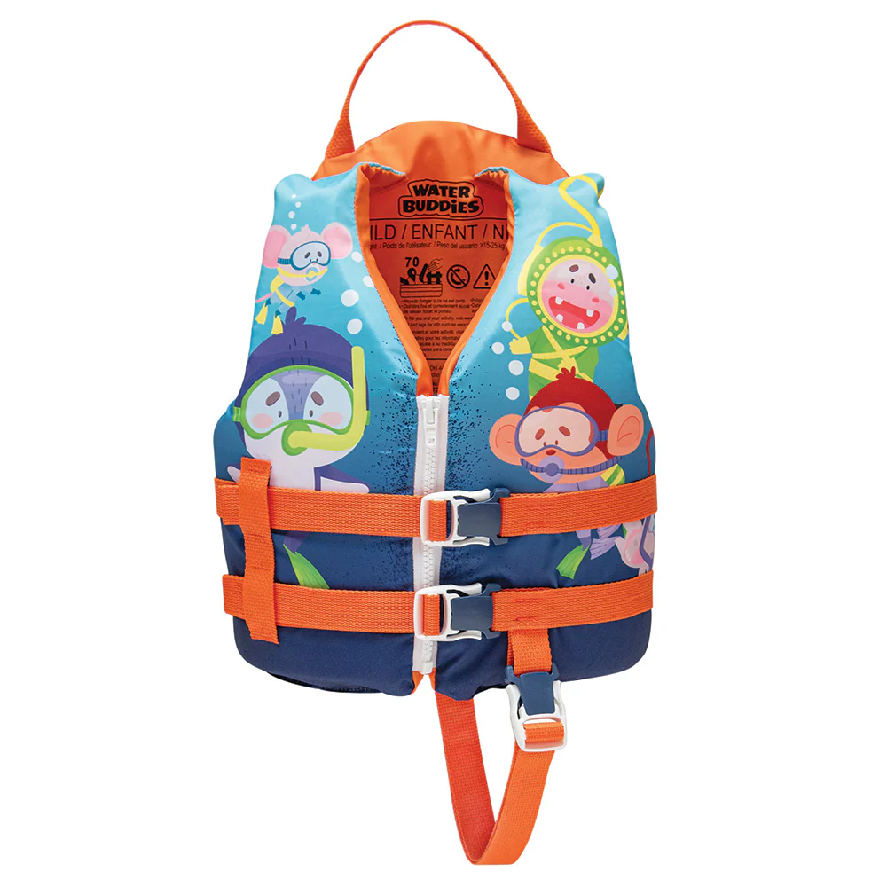 Full Throttle Child Water Buddies Life Vest - Shark - 30-50lbs Type III [104300-500-001-25] - Fashionser