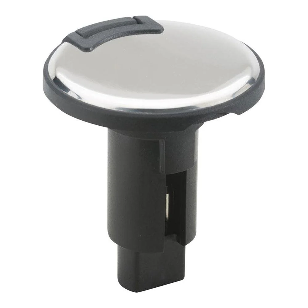 Attwood LightArmor Plug-In Base - 2 Pin - Stainless Steel - Round [910R2PSB-7] - Fashionser