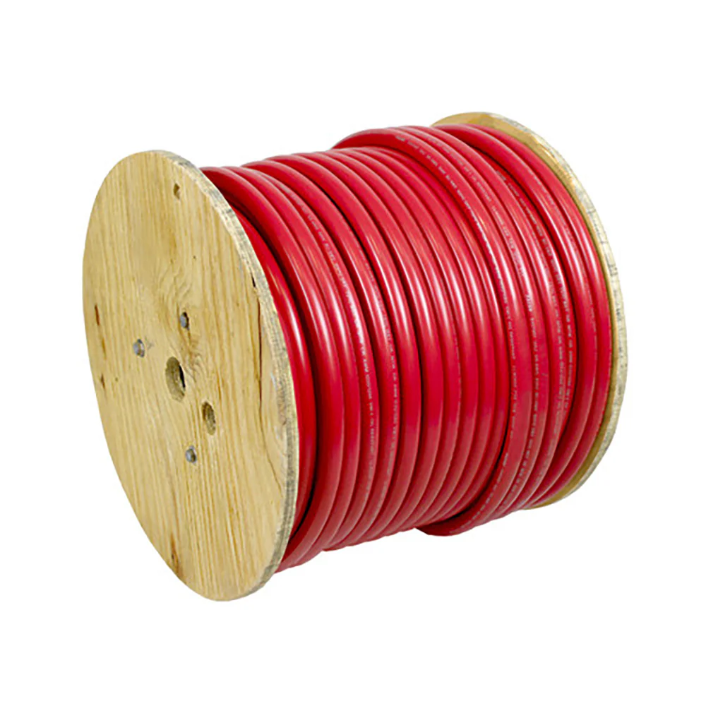 Pacer Red 1/0 AWG Battery Cable - 250' [WUL1/0RD-250] - Fashionser