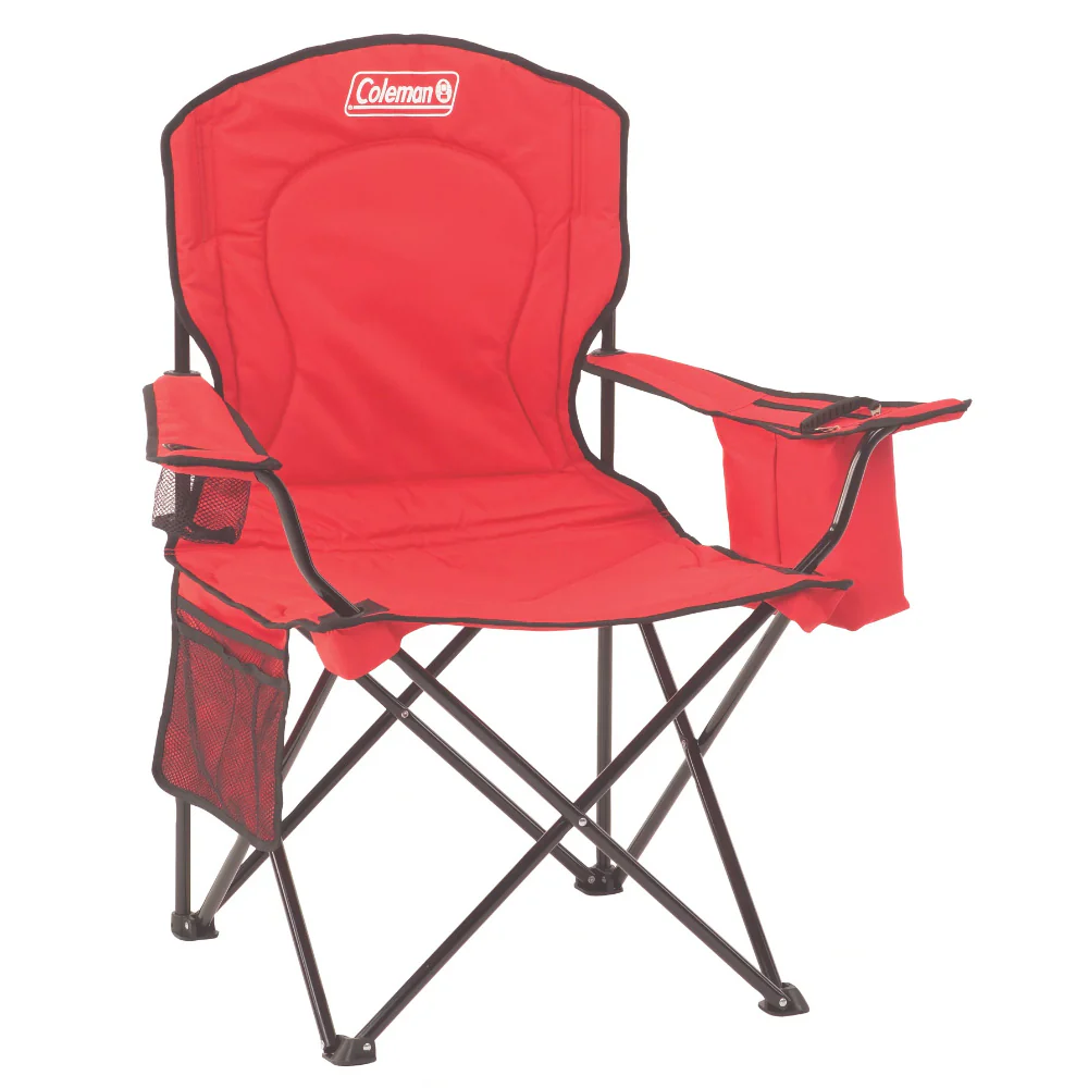 Coleman Cooler Quad Chair - Red [2000035686] - Fashionser