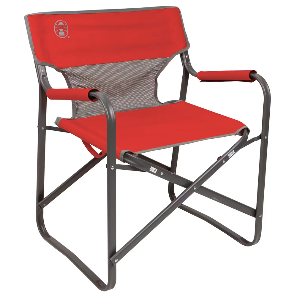 Coleman Outpost Breeze Deck Chair - Red [2000019421] - Fashionser