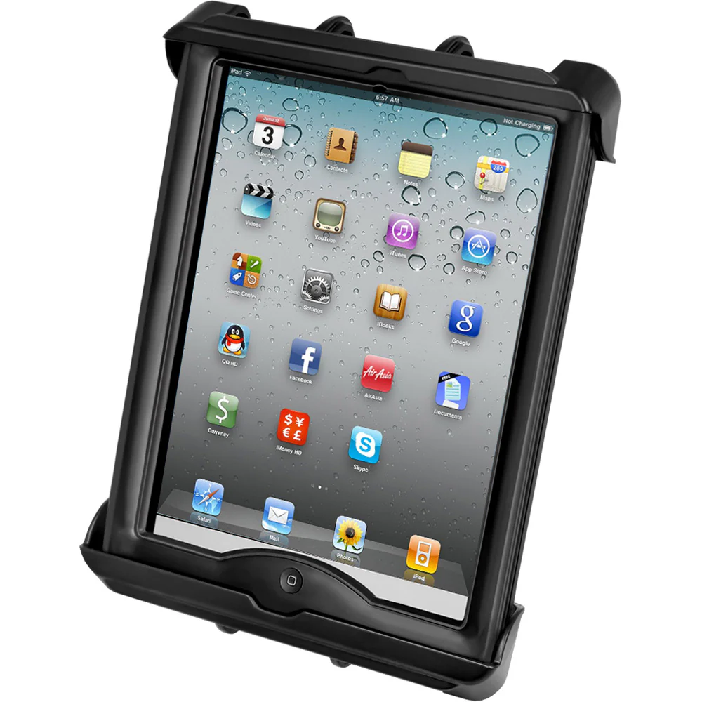 RAM Mount Tab-Lock Universal Locking Cradle f/Apple iPad w/LifeProof & Lifedge Cases [RAM-HOL-TABL17U] - Fashionser