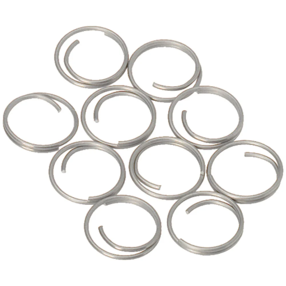 Barton Stainless Steel Large Split Rings - 14mm - 10-Pack [60191] - Fashionser