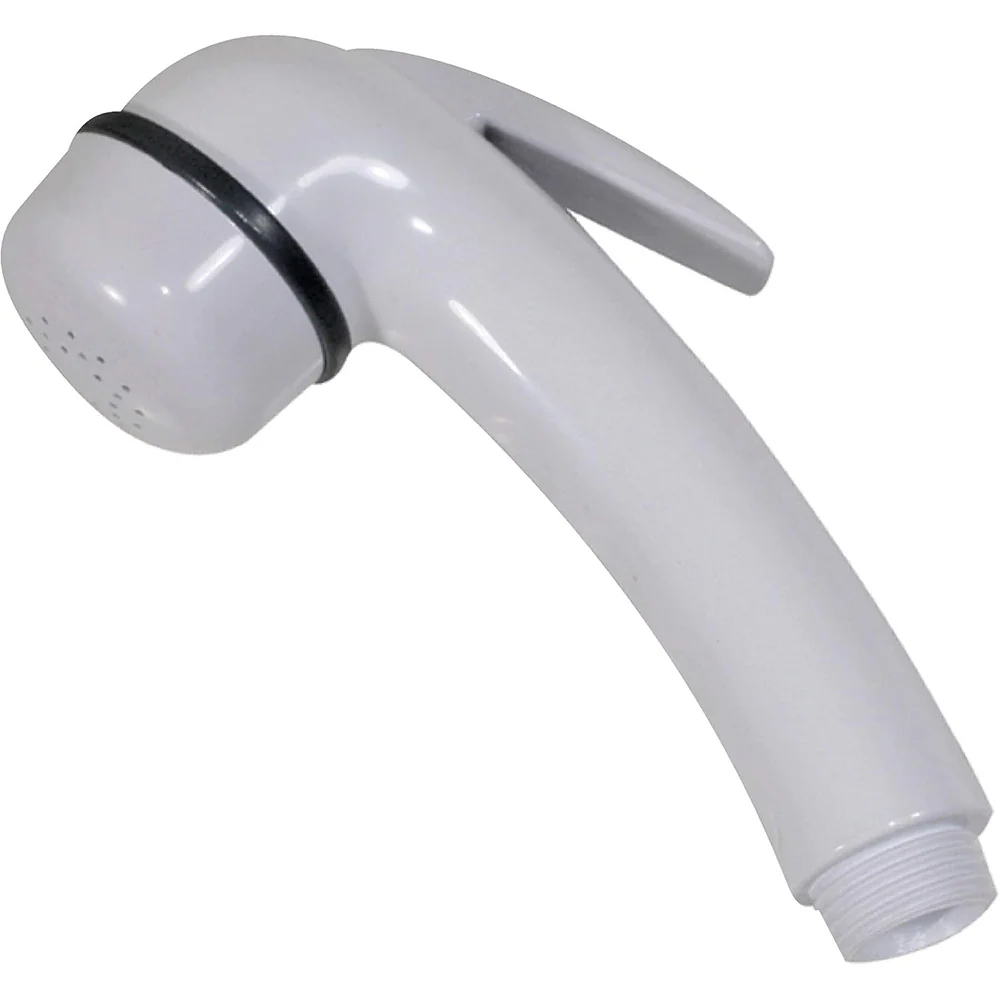 Scandvik 14004P Euro Shower Handle Straight - White [14004P] - Fashionser
