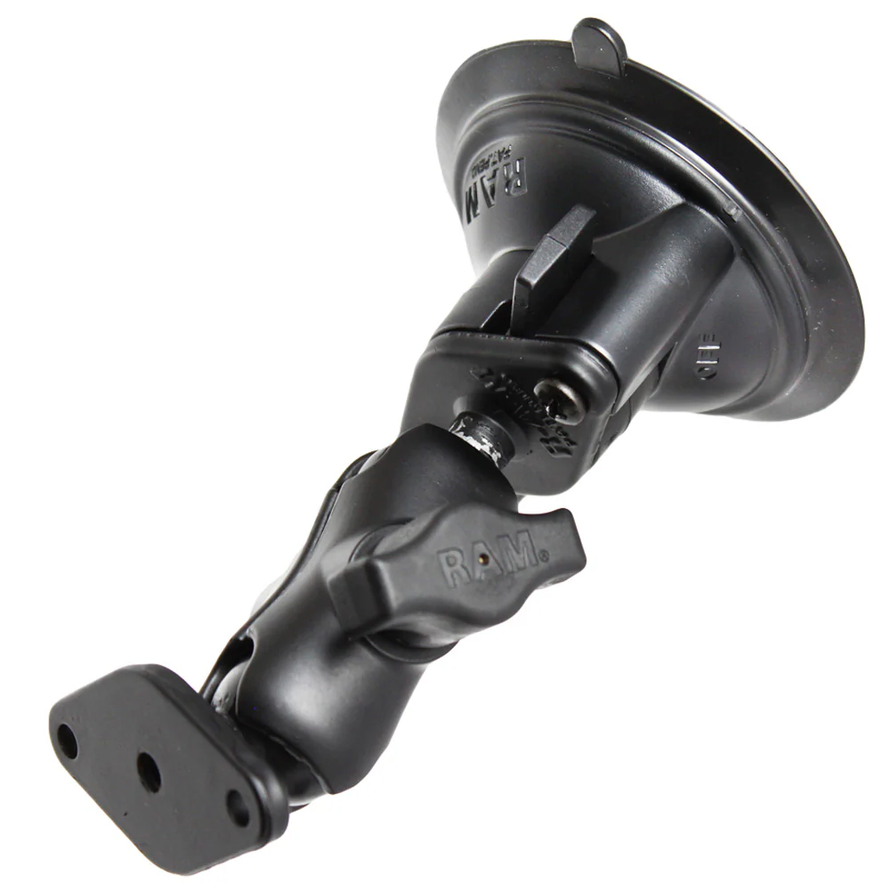 RAM Mount Twist Lock Suction Cup Mount w/Short Arm Diamond Adapter [RAM-B-166U-A] - Fashionser