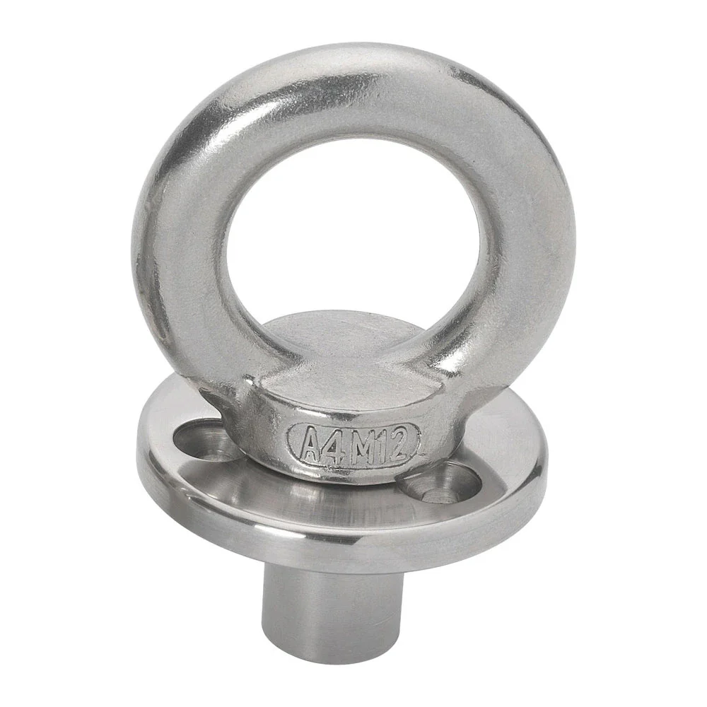 Barton Deck Plate w/Fixing  Eye w/Blanking Plug - M12 Eye [60362] - Fashionser