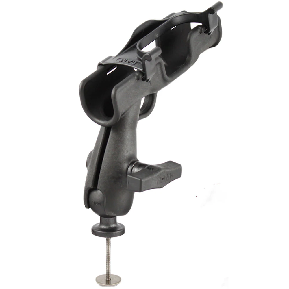 RAM Mount RAM-ROD 2007 Fly Rod Jr. Fishing Rod Holder w/5 Spot Mounting Base Adapter [RAP-341-5] - Fashionser