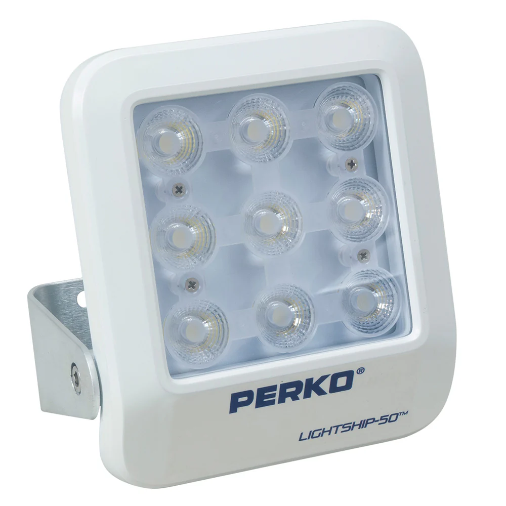 Perko Lightship 50 LED High Performance Floodlight - 12/24V - White [1643050F0W] - Fashionser
