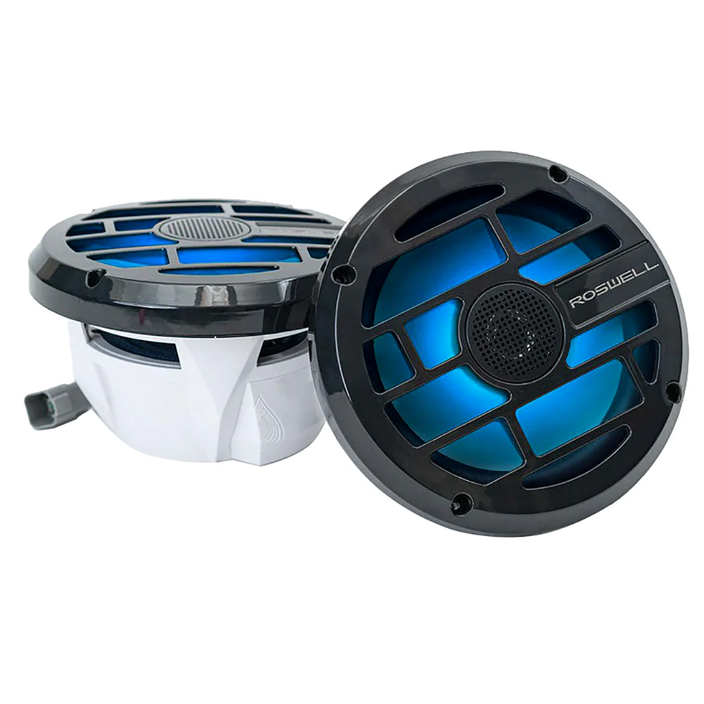 Roswell R Series 7.7 Marine Speakers - Anthracite Grille - 80W RMS  160W Peak Power [C920-1912] - Fashionser