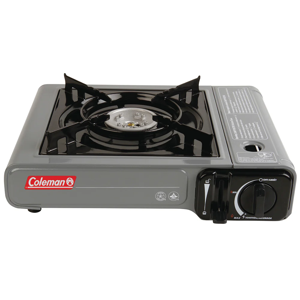 Coleman Table Top 1 Burner Butane Camping Stove - Grey [2000037885] - Fashionser