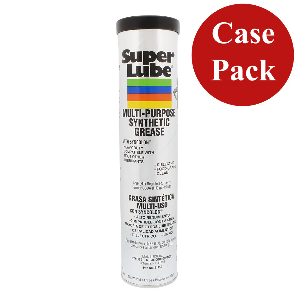Super Lube Multi-Purpose Synthetic Grease w/Syncolon - 14.1oz Cartridge *Case of 12 [41150-CASE] - Fashionser