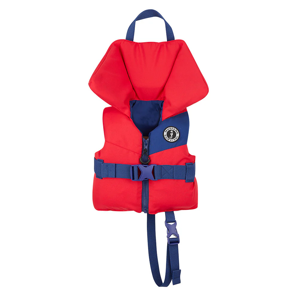 Mustang Lil' Legends Child Foam Vest - Red/Navy [MV3556-57-0] - Fashionser