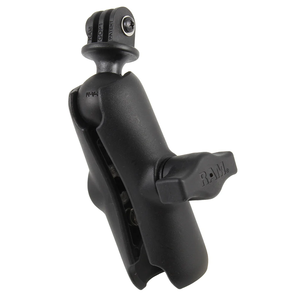 RAM Mount GoPro Hero Adapter with Double Socket Arm [RAM-B-202-GOP1-201U] - Fashionser