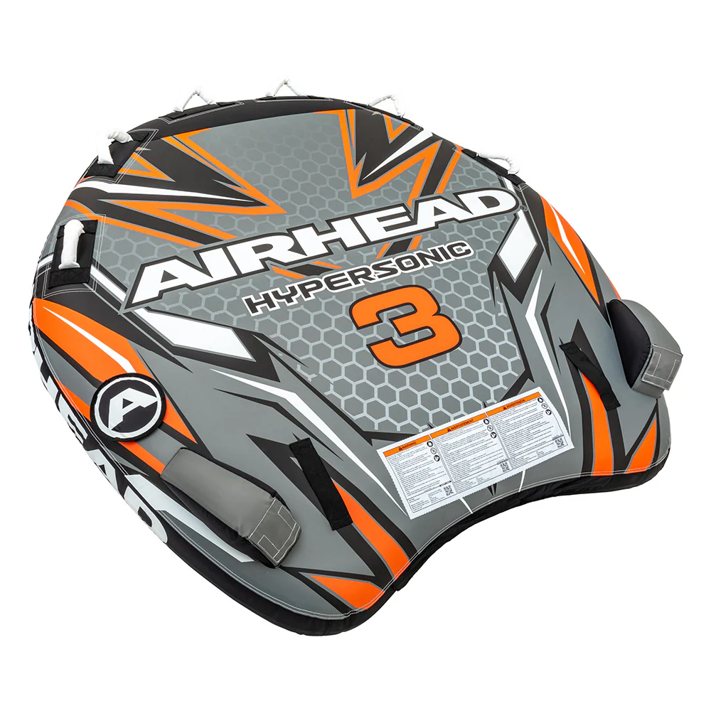 Airhead Hypersonic 3 1-3 Rider Towable [AHT50189GYO] - Fashionser
