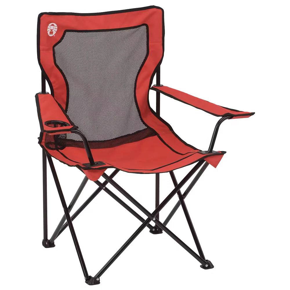 Coleman Broadband Mesh Quad Chair - Red [2000020258] - Fashionser