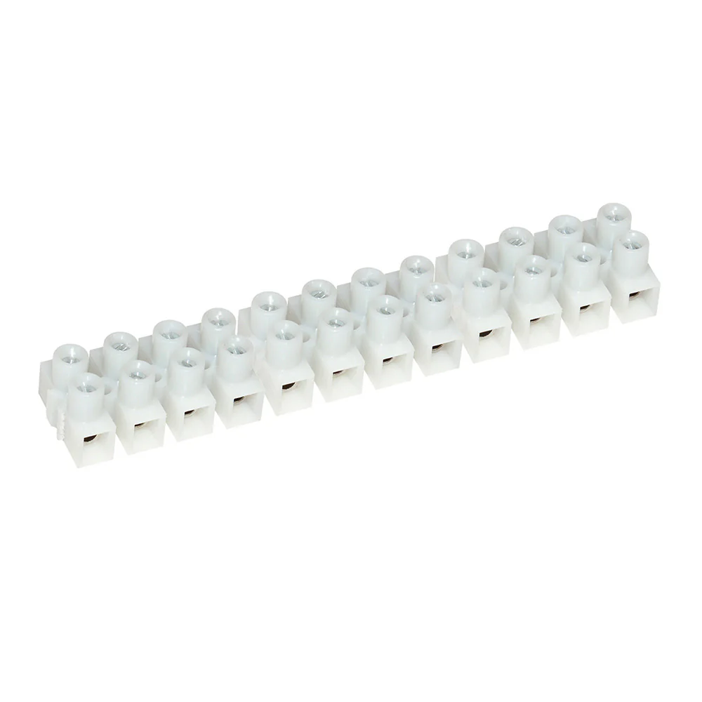 Pacer 15A Euro Style Terminal Block - 12 Gang - 5 Pack [E150-12-5] - Fashionser
