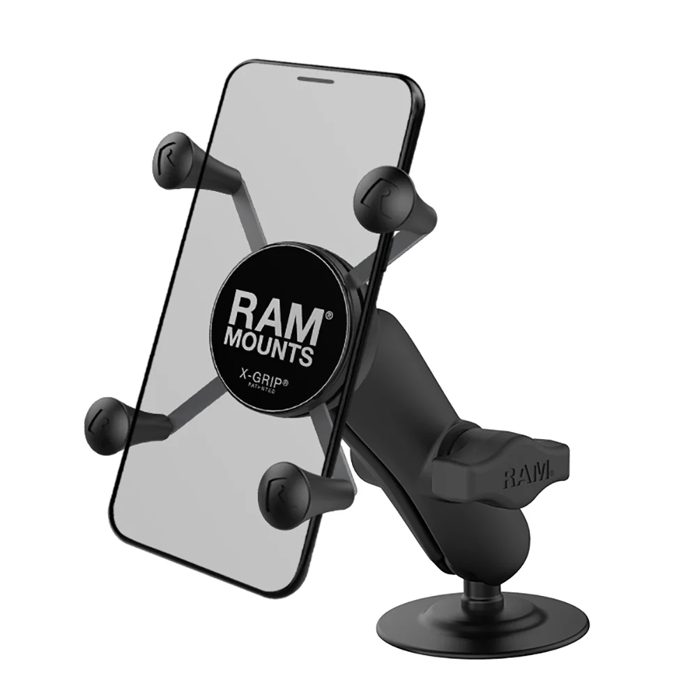 RAM Mount RAM X-Grip Phone Mount w/Flex Adhesive Base [RAP-B-378-UN7U] - Fashionser