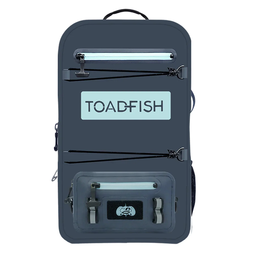 Toadfish Waterproof Backpack + Sling - Ocean Blue [2203] - Fashionser