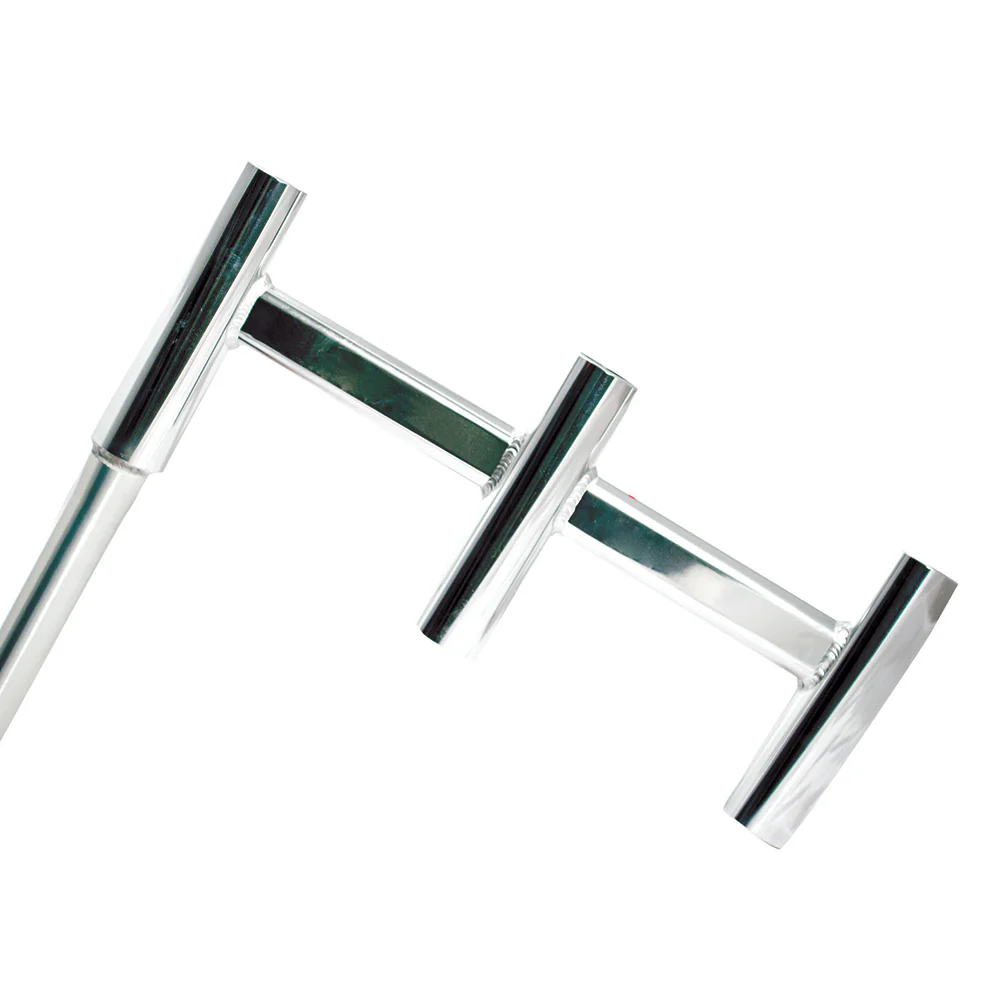 Tigress Offset Triple Aluminum Rod Holder - Straight Butt [88149-1] - Fashionser