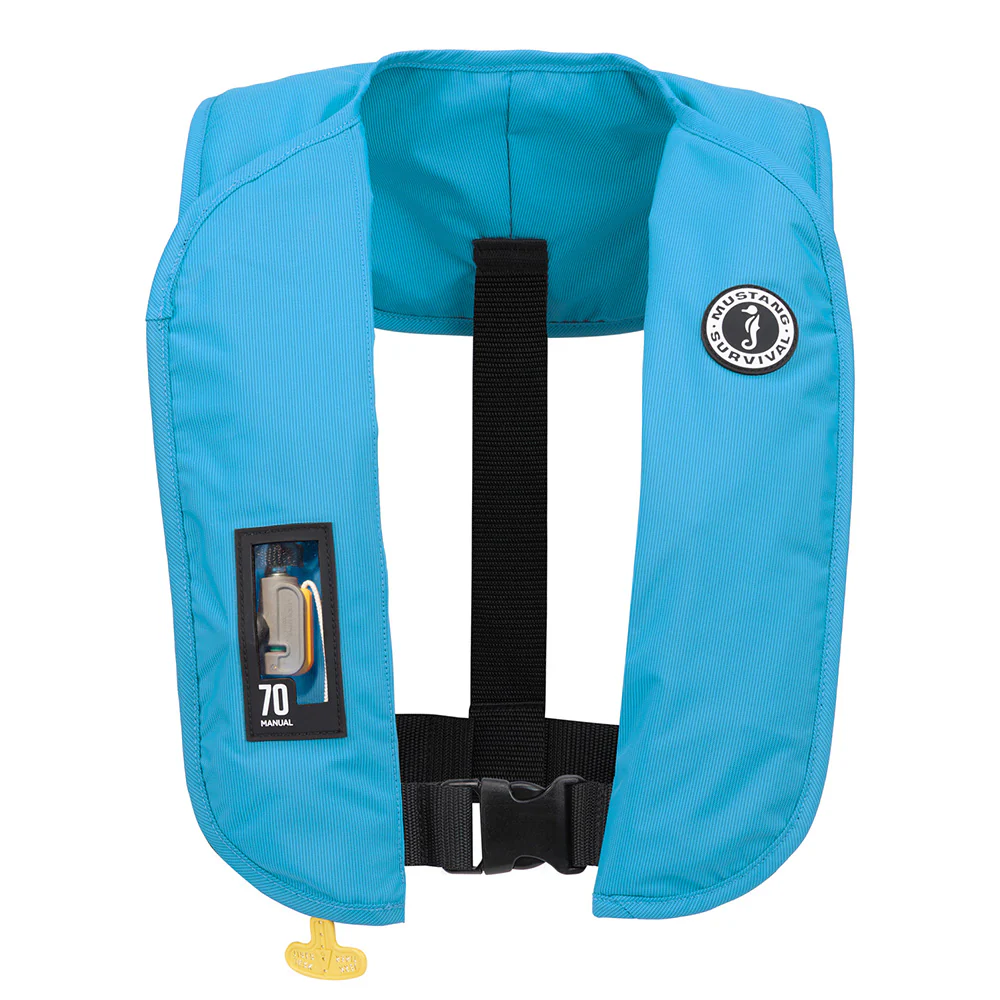Mustang MIT 70 Manual Inflatable PFD - Azure (Blue) [MD4041-268-0-202] - Fashionser