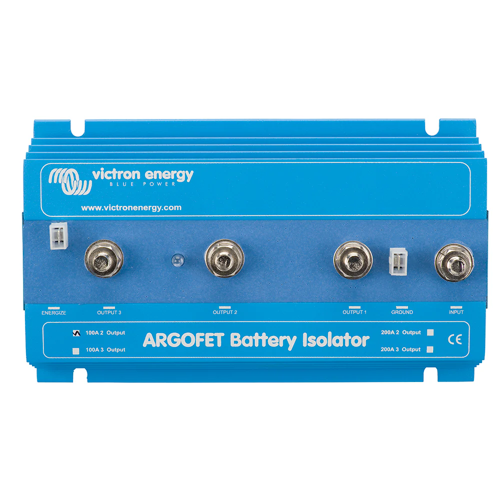 Victron ArgoFET Battery Isolator - 100AMP - 2 Batteries [ARG100201020] - Fashionser