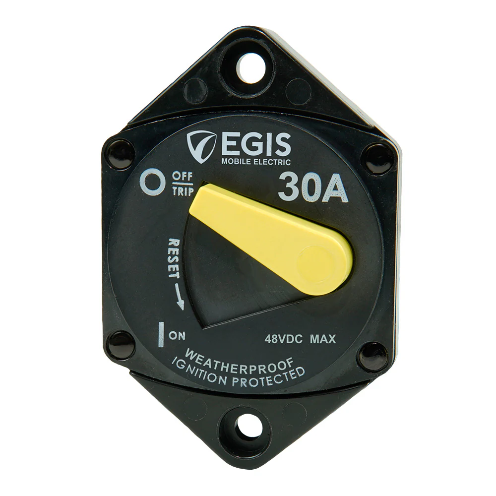 Egis 30A Panel Mount 87 Series Circuit Breaker [4707-030] - Fashionser