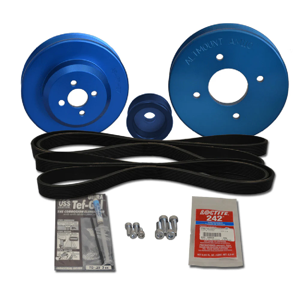 Balmar Pulley Kit f/Yanmar 4JH2-TE, 4JH2-HTE, 4JH2-DTE 4JH2-UTE [48-YSP-4JH-E] - Fashionser
