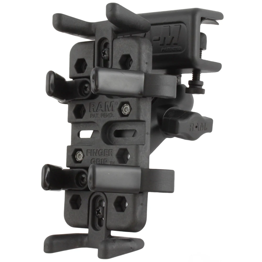 RAM Mount Universal Finger Grip Glare Shield Clamp Mount [RAM-B-177-UN4] - Fashionser
