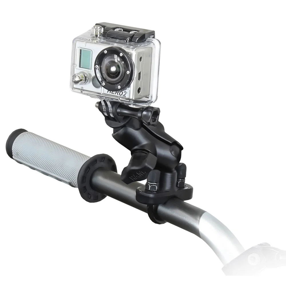 RAM Mount GoPro Hero Short Arm Handlebar Rail Mount [RAM-B-149Z-A-GOP1U] - Fashionser
