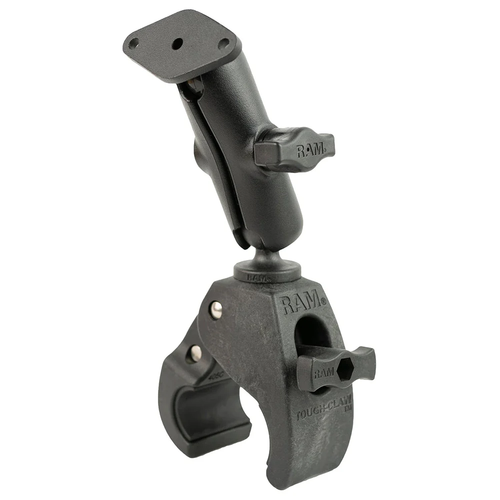 RAM Mount RAM Tough-Claw Medium Clamp Mount w/Diamond Plate [RAM-B-404-238U] - Fashionser