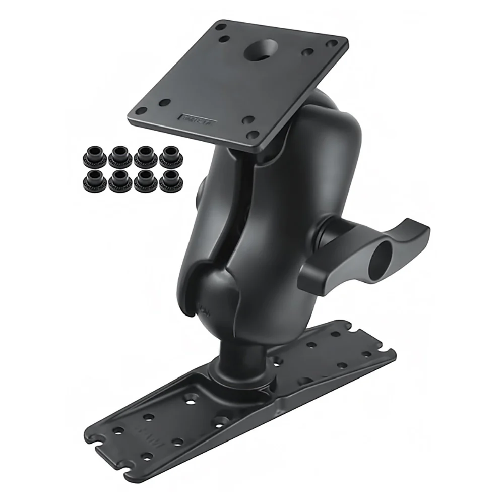 RAM Mount RAM Ball Mount w/100x100mm VESA Plate  Large Electronics Plate [RAM-E-111U-D-246] - Fashionser