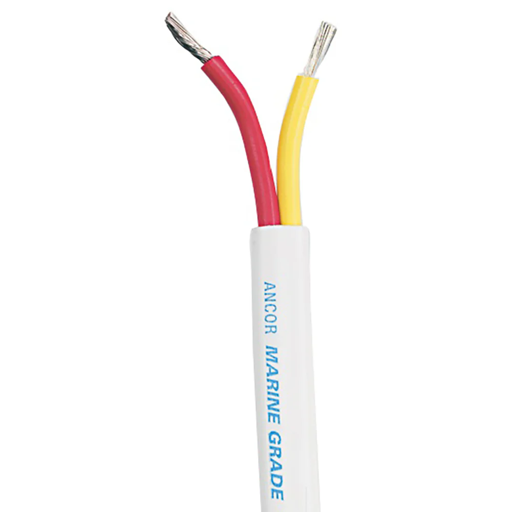 Ancor Safety Duplex Cable - 6/2 AWG - Red/Yellow - Flat - 100' [123710] - Fashionser