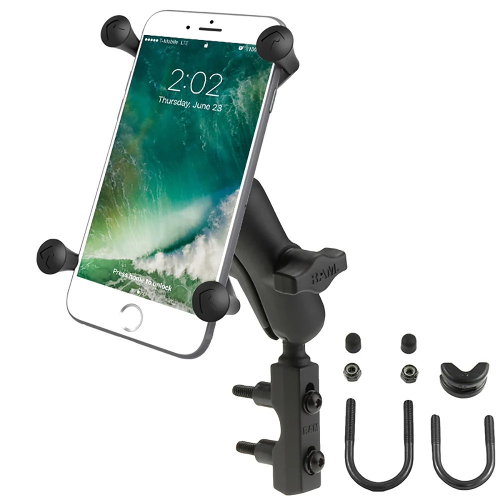 RAM Mount X-Grip Large Phone Mount w/Brake/Clutch Reservoir Base [RAM-B-174-UN10] - Fashionser