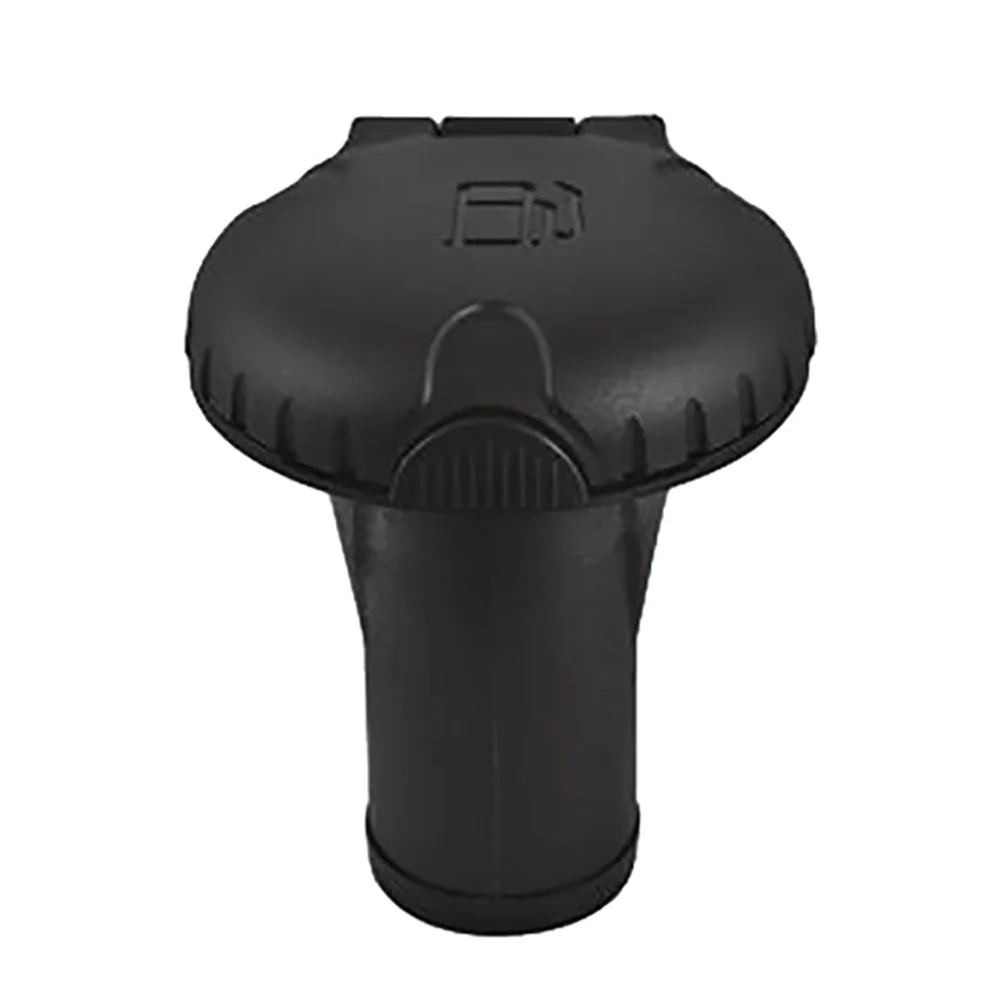 Attwood Deck Fills f/Pressure Relief Systems - Straight Body - Scalloped Black Plastic Cap [99DFPVSB1S] - Fashionser