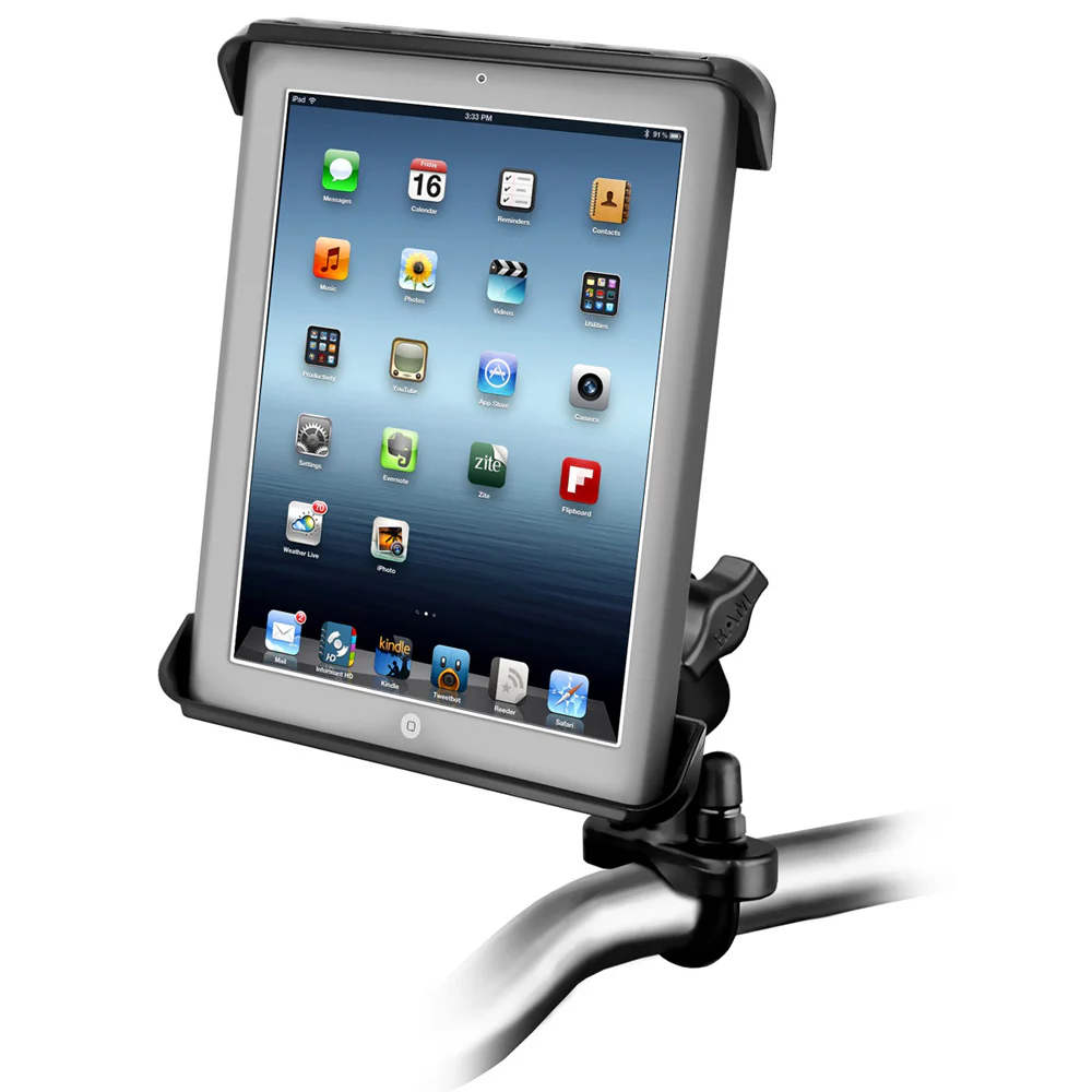 RAM Mount Tab-Tite iPad / HP TouchPad Cradle Handlebar Rail Mount [RAM-B-149Z-TAB3U] - Fashionser