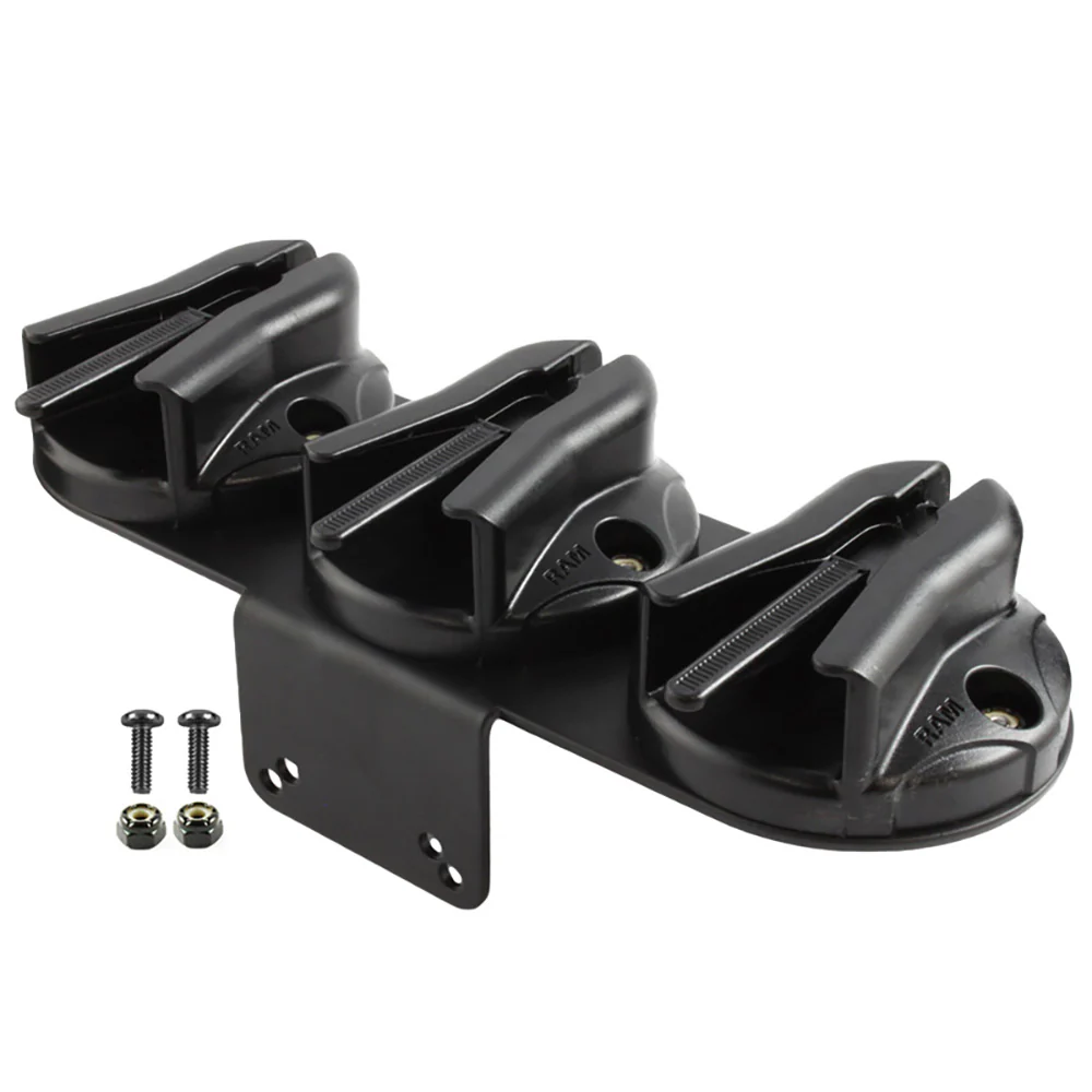 RAM Mount RAM Triple Microphone Clip w/90-Degree Bracket f/RAM Tough-Box [RAM-VC-MC3] - Fashionser
