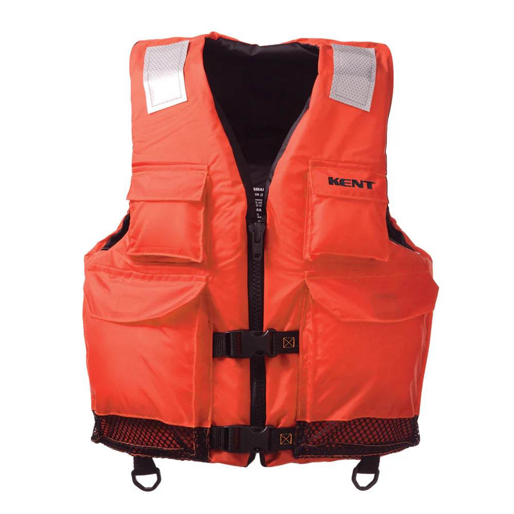 Kent Elite Dual-Sized Commercial Vest - 4XL/7XL - Orange [150200-200-110-23] - Fashionser