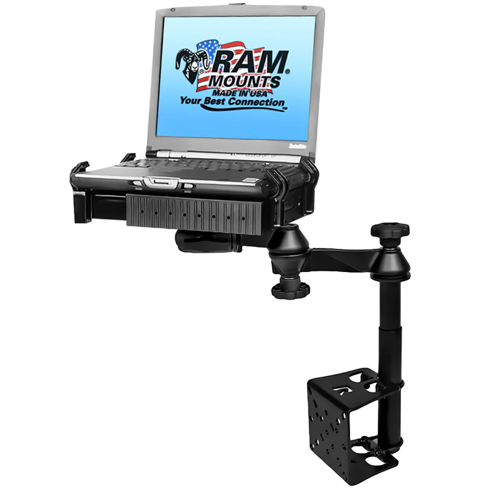 RAM Mount RAM Vertical Drill-Down Laptop Mount [RAM-VB-184T-SW1] - Fashionser