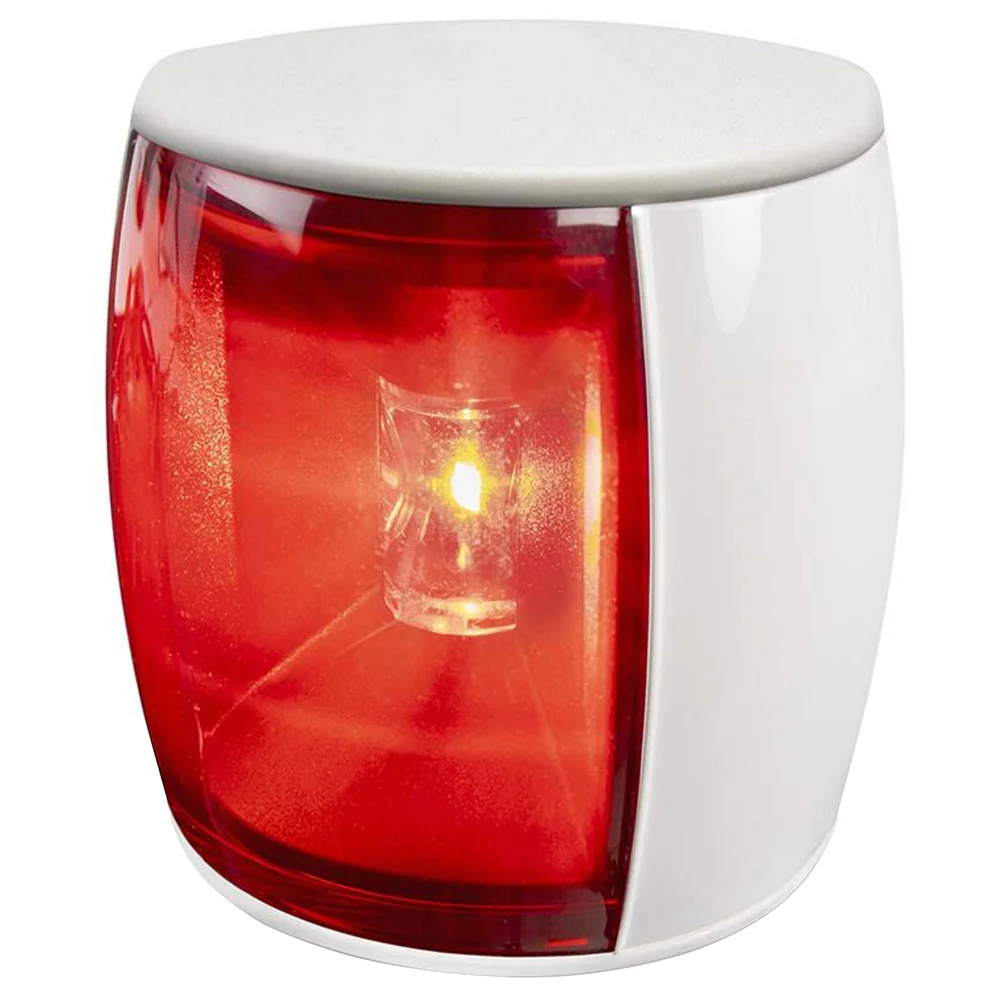 Hella Marine NaviLED PRO Port Navigation Lamp - White Shroud - Red Lens - 3NM [017460111] - Fashionser